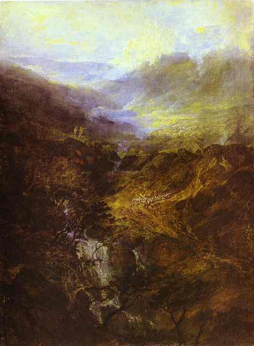 J.M.W. Turner Morning Amongst Coniston Fells, Cumberland oil painting picture